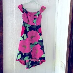 New York & Company high low a-line floral dress